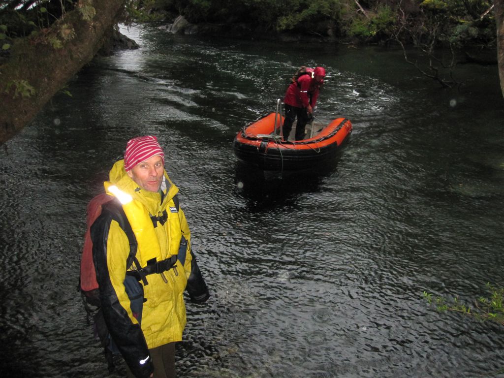 A wet day in Fiordland